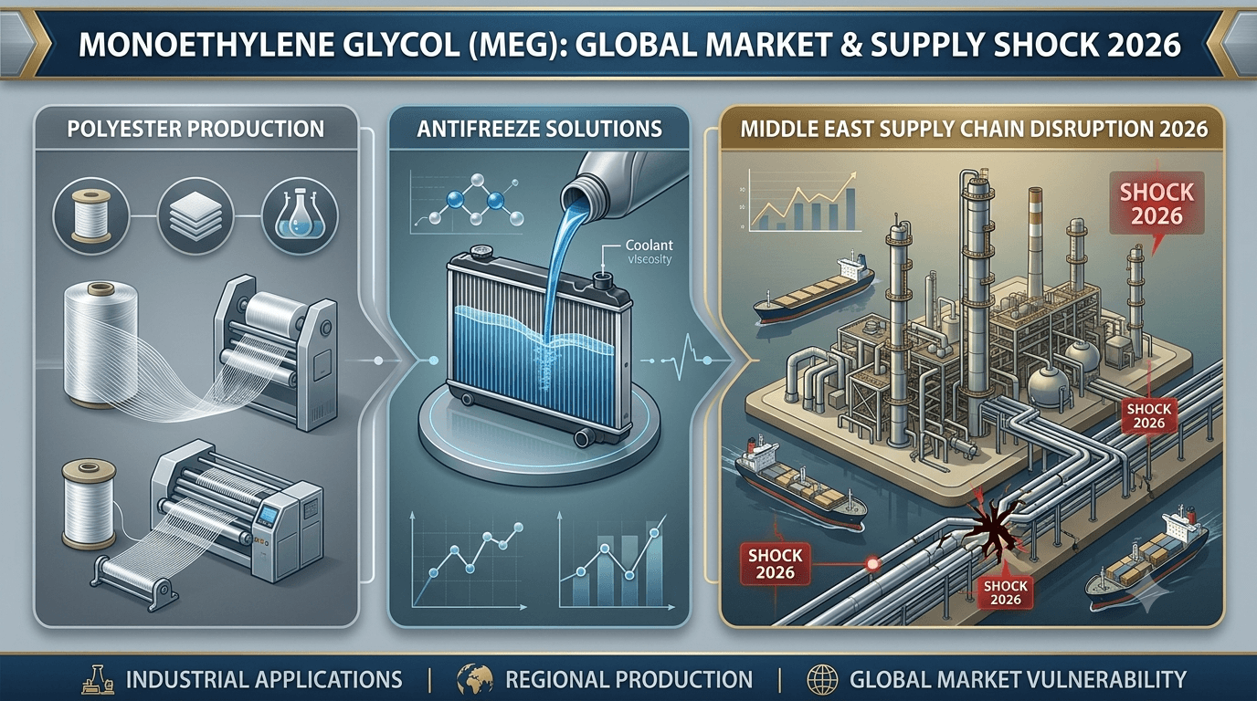 Monoethylene Glycol (MEG): Polyester, Antifreeze at ang Middle East Supply Shock ng 2026