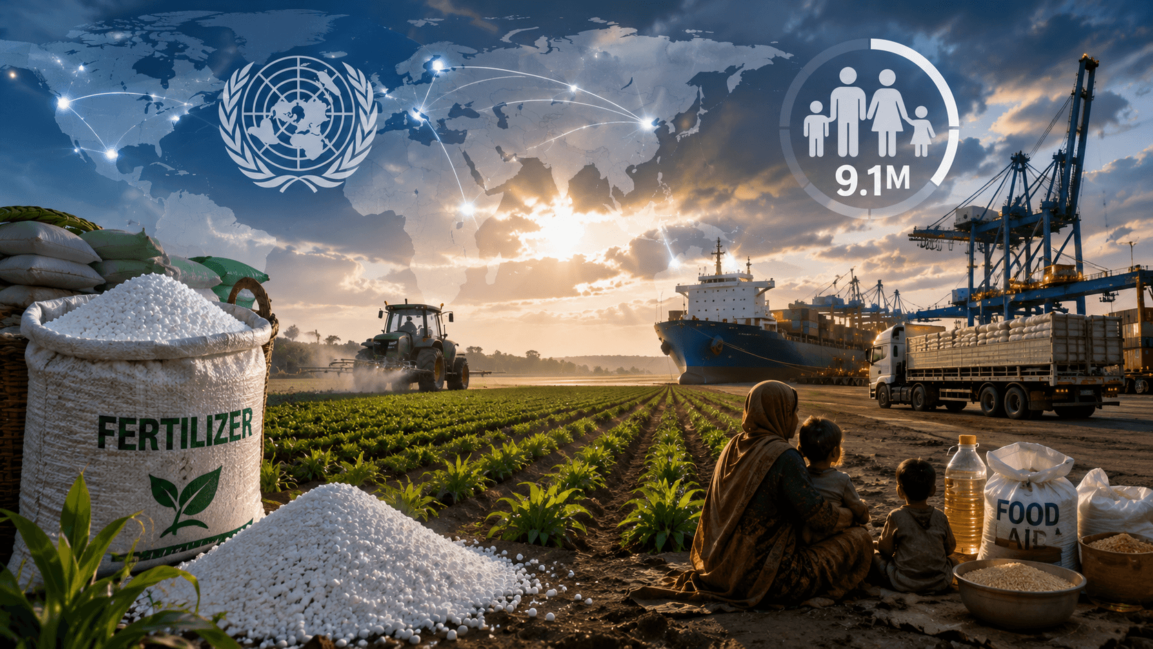Kaligtasan sa Pagkain ng Pataba: Update ng UN - 9.1 Milyong Mga Tao na Hindi Sigurado sa Pagkain sa Panganib na Kontinente sa Supply ng Hulyo