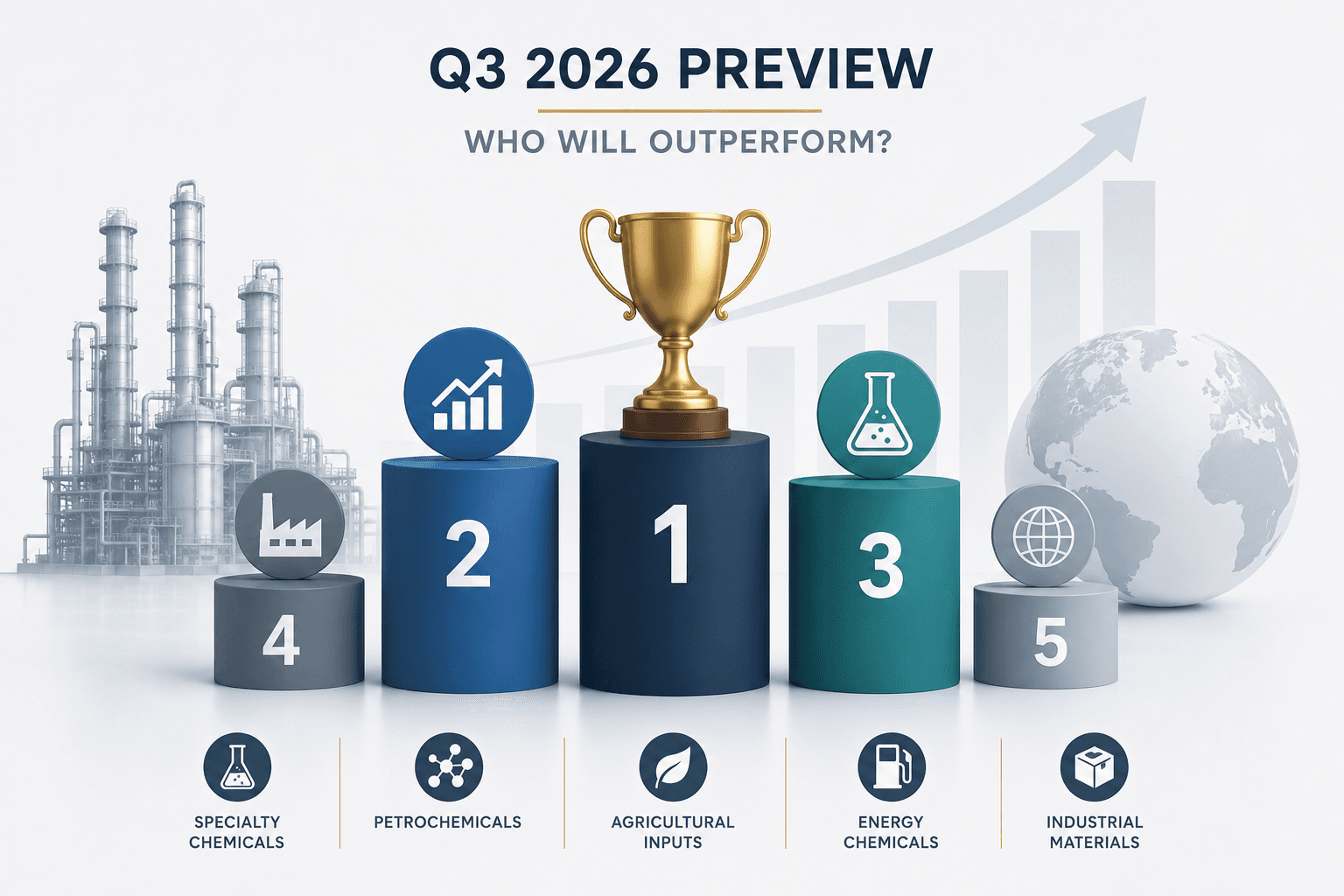 Mga Ranggo ng Industriya ng Kemikal: Preview ng Q3 2026 - Sino ang Magkakaroon?