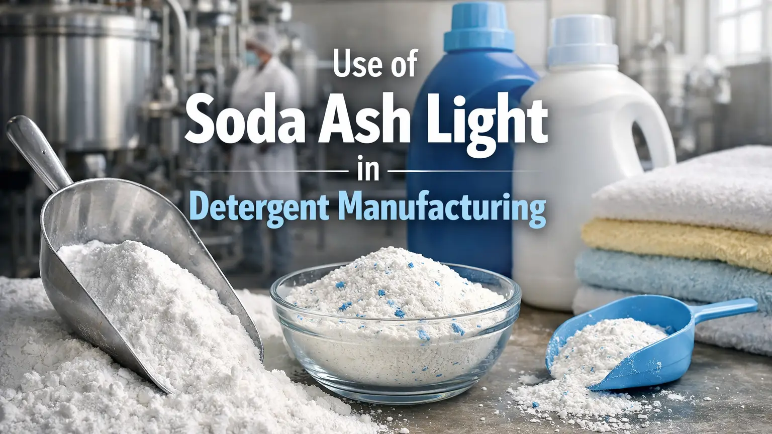 Paggamit ng Soda Ash Light sa Paggawa ng Detergent