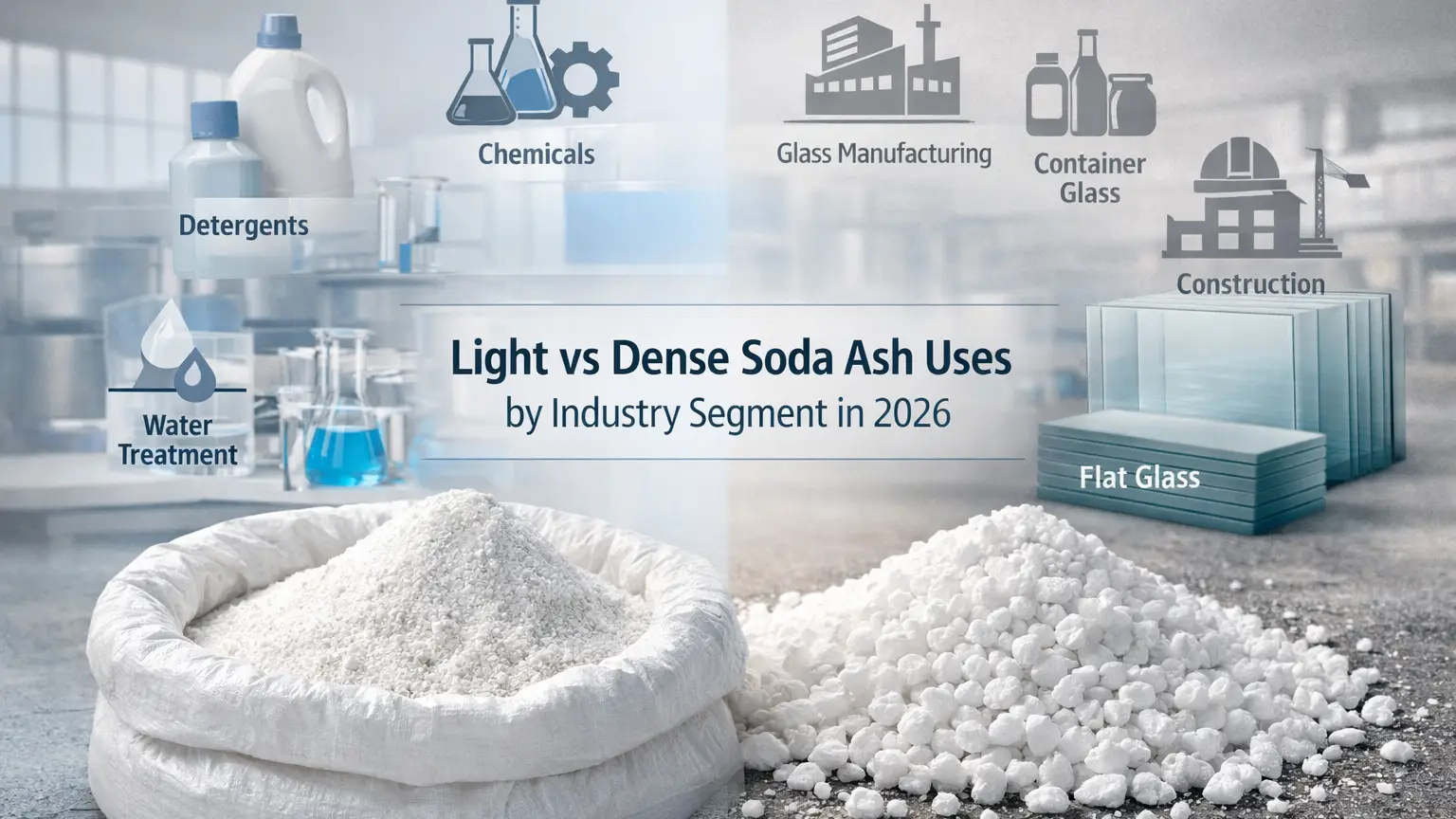 Ang Light vs Dense Soda Ash na Ginagamit ng Segment ng Industriya noong 2026