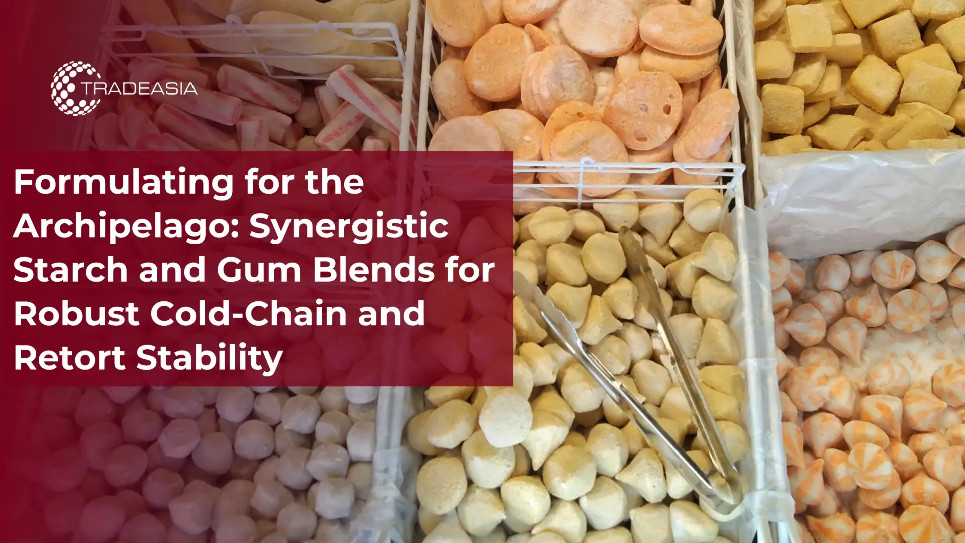 Starch and Gum Blends for Cold-Chain Stability