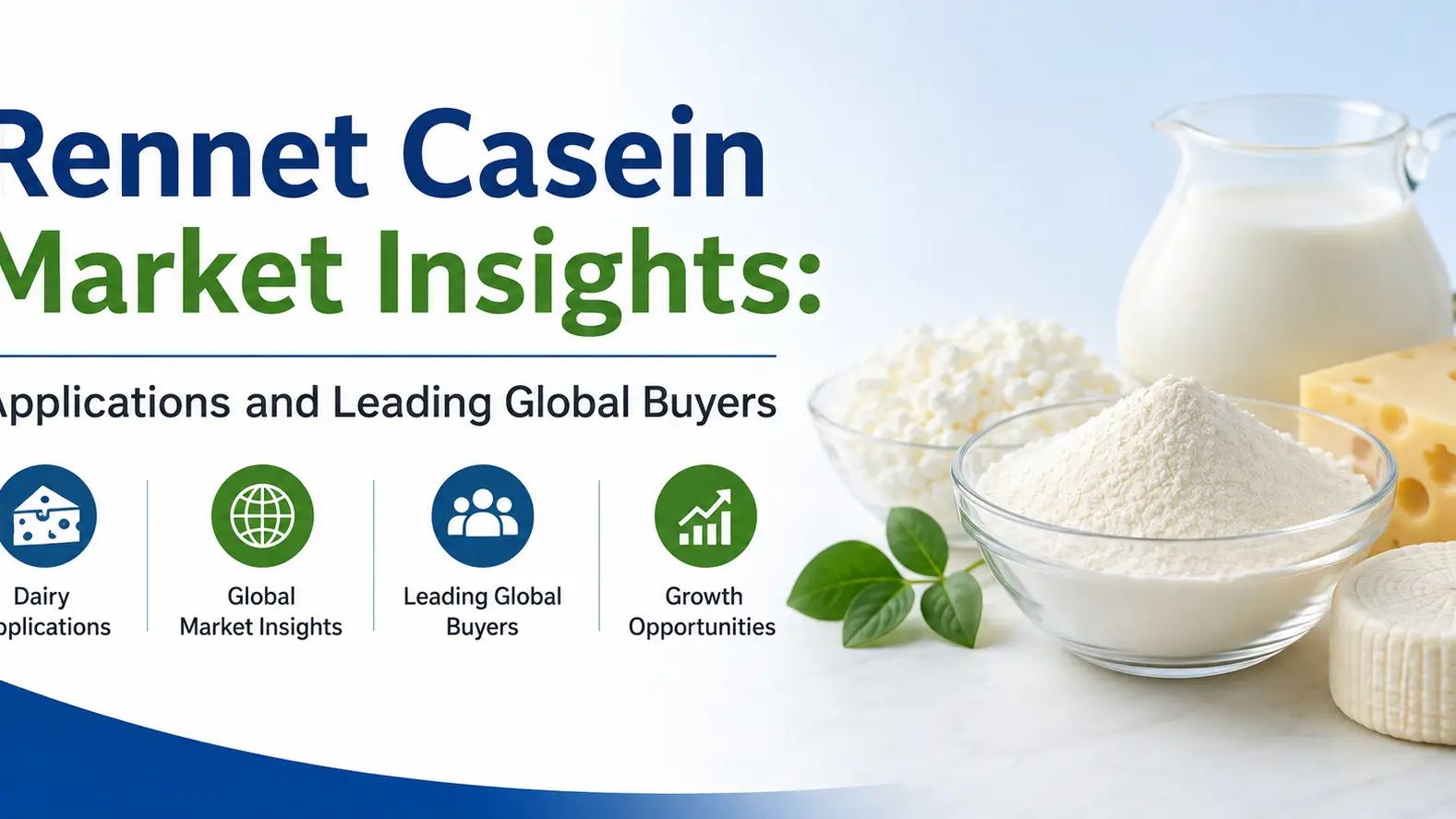 Mga Pananaw sa Merkado ng Rennet Casein: Mga Aplikasyon at Nangungunang Pandaigdigang