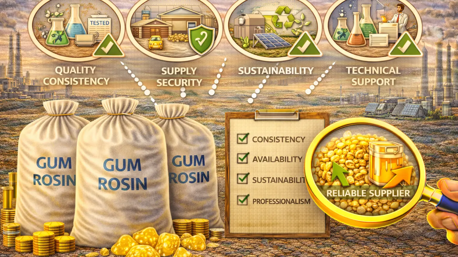 What Buyers Expect From Gum Rosin Suppliers Beyond Pricing