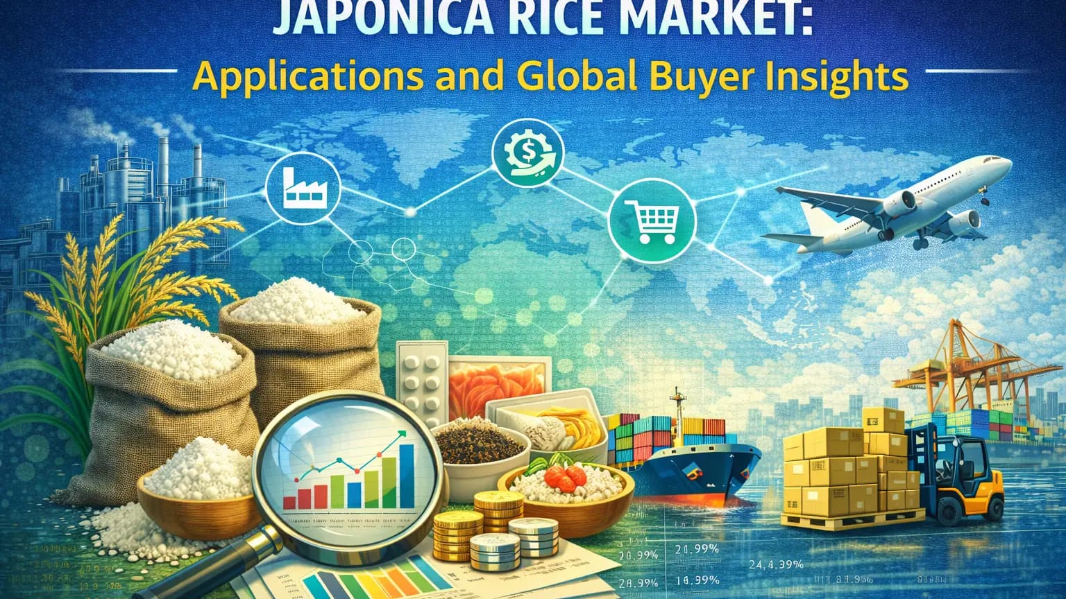Japonica Rice Market: Mga Aplikasyon at Pandaigdigang Pananaw sa Mamimili