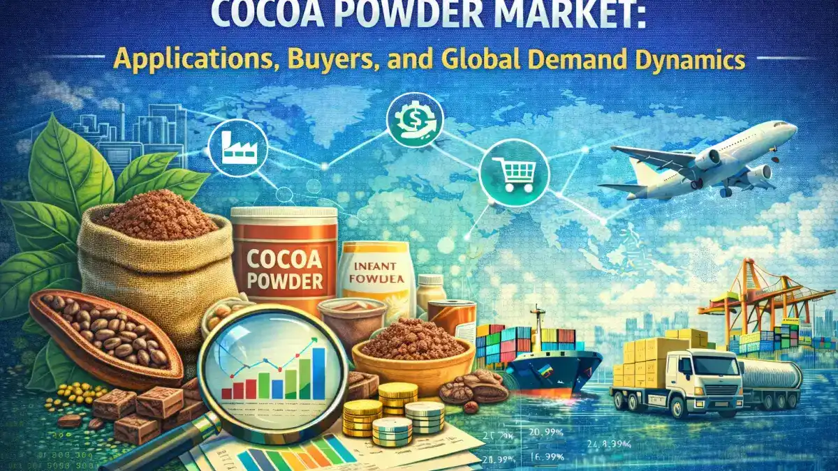 Cocoa Powder Market : Applications, Buyers, and Global Demand Dynamics