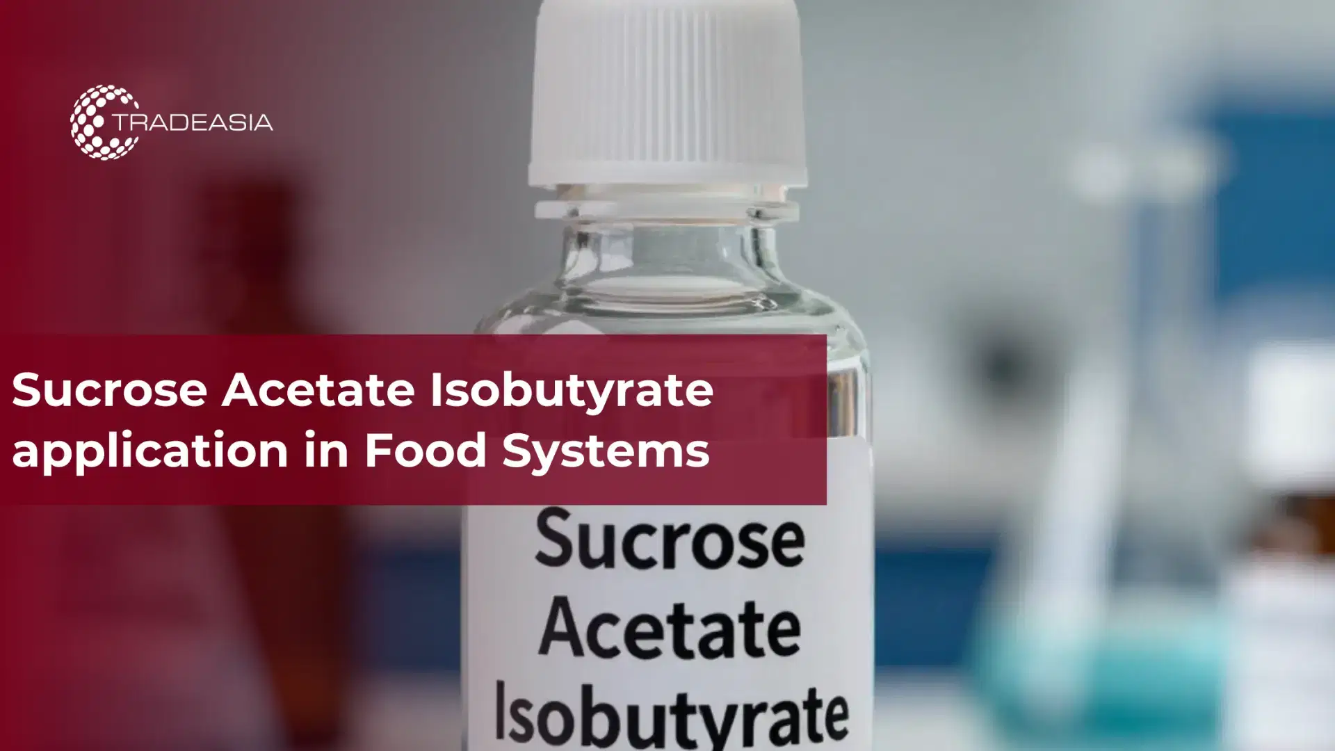 Sucrose Acetate Isobutyrate application in Food Systems